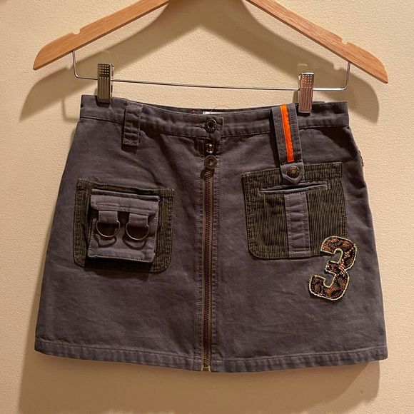 💕Dolce & Gabbana Girls’ mini mix media jean skirt. Sz 12 - Picture 2 of 12